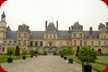 Der Weg zum Schloss Fontainebleau