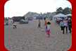 Fiestawochenende am Strand von Bolnuevo, viele Familien sind hier